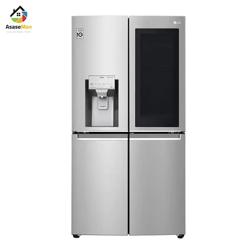 نمای با پنل خاموش یخچال فریزر ال جی GMX945NS9F