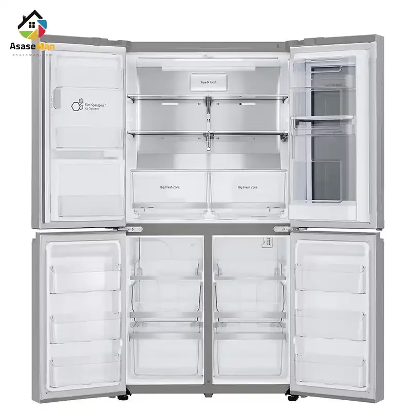 نمای داخلی یخچال فریزر ال جی GMX945NS9F